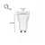 LÂMPADA LUMINATTI LM561 MR11 4W 2700K 127-220V - Imagem 2