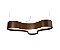 PENDENTE FOX LUSTRES 481 SEMI CILÍNDRICO 21X120X120CM MADEIRA, MDF,  ACRÍLICO E CABO DE AÇO 6XE27 - Imagem 1