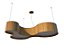 PENDENTE FOX LUSTRES 530 SEMI CILÍNDRICO 21X81X56CM MADEIRA E ACRÍLICO 5XE27 - Imagem 2