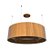 PENDENTE FOX LUSTRES 620 CILÍNDRICO Ø80X21CM MADEIRA, MDF, ACRÍLICO, CABO DE AÇO 6XE27 - Imagem 2