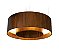 PENDENTE FOX LUSTRES 630 CILÍNDRICO Ø60X21CM MADEIRA, MDF, ACRÍLICO, CABO DE AÇO 5XE27 - Imagem 1