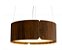 PENDENTE FOX LUSTRES 664 CILÍNDRICO Ø80X21CM MADEIRA, MDF, ACRÍLICO, CABO DE AÇO 7XE27 - Imagem 1