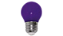LÂMPADA LUMINATTI LM2106 BOLINHA LED 1W ROXA 127V-220V - Imagem 1
