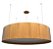 PENDENTE FOX LUSTRES 695 CILÍNDRICO Ø60X16CM MADEIRA, MDF, ACRÍLICO, CABO DE AÇO 5XE27 - Imagem 2