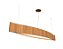 PENDENTE FOX LUSTRES 701 WAVE 15X150X23CM MADEIRA, MDF, ACRÍLICO, CABO DE AÇO 3000K - Imagem 2
