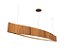PENDENTE FOX LUSTRES 702 WAVE 15X190X23CM MADEIRA, MDF, ACRÍLICO, CABO DE AÇO 3000K - Imagem 3