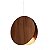 PENDENTE FOX LUSTRES 804 CLEAN Ø35X15CM MADEIRA, MDF, ACRÍLICO, CABO DE AÇO 1XE27 - Imagem 1