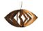 PENDENTE FOX LUSTRES 891 CLEAN Ø86X49CM MADEIRA, CABO DE AÇO 1XE27 - Imagem 1