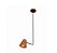 PENDENTE FOX LUSTRES 930 CÔNICO 100X60X18 LÂMINA NATURAL DE MADEIRA E AÇO DE CARBONO 1XE27 - Imagem 2