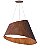 PENDENTE FOX LUSTRES 955 ANGULAR Ø53X35CM MADEIRA, ACRÍLICO, MDF E CABO DE AÇO 4XE27 - Imagem 1