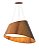 PENDENTE FOX LUSTRES 958 ANGULAR Ø80X35CM MADEIRA, ACRÍLICO, MDF E CABO DE AÇO 6XE27 - Imagem 3