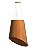 PENDENTE FOX LUSTRES 960 ANGULAR Ø43X56CM MADEIRA, ACRÍLICO, MDF E CABO DE AÇO 3XE27 - Imagem 2