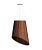 PENDENTE FOX LUSTRES 961 ANGULAR Ø43X43CM MADEIRA, ACRÍLICO, MDF E CABO DE AÇO 3XE27 - Imagem 1