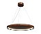 PENDENTE FOX LUSTRES 971 LED Ø65X3CM MADEIRA, ACRÍLICO, MDF E CABO DE AÇO 3000K - Imagem 1