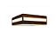 PLAFON FOX LUSTRES P08-D CLEAN 15X60X60CM MADEIRA MDF E ACRILICO 5XE27 - Imagem 1