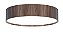 PLAFON FOX LUSTRES P10-B CILÍNDRICO Ø40X15CM MADEIRA MDF E ACRILICO 3XE27 - Imagem 3