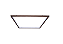 PLAFON FOX LUSTRES P359 LED 4X80X80CM MADEIRA MDF E ACRILICO 3000K 38W - Imagem 1