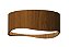 PLAFON FOX LUSTRES P84 Ø40X16CM MADEIRA MDF E ACRÍLICO 3XE27 - Imagem 1