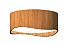 PLAFON FOX LUSTRES P85 Ø50X16CM MADEIRA MDF E ACRÍLICO 4XE27 - Imagem 2