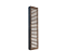 ARANDELA FOX LUSTRES AR05-B RIPADA 50X20X9CM MADEIRA MDF E ACRÍLICO 2XE27 - Imagem 2