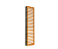 ARANDELA FOX LUSTRES AR05-B RIPADA 50X20X9CM MADEIRA MDF E ACRÍLICO 2XE27 - Imagem 3