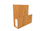 ARANDELA FOX LUSTRES AR06 CLEAN 30X15X9CM MADEIRA MDF E ACRÍLICO 1XG9 - Imagem 2