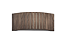 ARANDELA FOX LUSTRES AR08 RIPADA 15X40X9CM MADEIRA MDF E ACRÍLICO 2XE27 - Imagem 3
