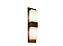 ARANDELA FOX LUSTRES AR10 CLEAN 55X15X9CM MADEIRA MDF E ACRÍLICO 2XE27 - Imagem 1
