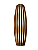 ARANDELA FOX LUSTRES AR30 BARRIL 70X25X13CM MADEIRA, MDF E ACRÍLICO 3XE27 - Imagem 1