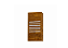 ARANDELA FOX LUSTRES AR41 CLEAN 30X15X9CM MADEIRA, MDF E ACRÍLICO 2XE27 - Imagem 1