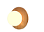 ARANDELA FOX LUSTRES AR81 ORB Ø30X13CM MADEIRA, MDF E VIDRO 1XG9 - Imagem 3