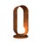 ABAJUR FOX LUSTRES 5324 ORB 50X25X25CM MADEIRA, MDF E VIDRO 1XG9 - Imagem 1