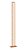 COLUNA FOX LUSTRES 5435 CLEAN 160X21X13CM MADEIRA, MDF E ACRÍLICO 3000K - Imagem 2