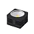 SPOT NORDECOR 6205 SOBR. PRETO VIENA 10W LED 3000K 36° - Imagem 1