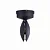 SPOT NORDECOR 6430 SOBR. PRETO AUSTER 6W LED 3000K 10° - Imagem 2