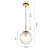PENDENTE NORDECOR 2912 BODAN E27 OURO CHAMPAGNE - Imagem 2