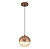 PENDENTE NORDECOR 2932 LED REZI 18CM 12W 3000K COBRE - Imagem 1