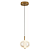 PENDENTE NORDECOR 2794 LED LUSE 7W 3000K OURO CHAMPAGNE - Imagem 3