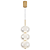 PENDENTE NORDECOR 2795 LED LUSE 21W 3000K OURO CHAMPAGNE - Imagem 3