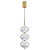 PENDENTE NORDECOR 2795 LED LUSE 21W 3000K OURO CHAMPAGNE - Imagem 1