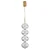 PENDENTE NORDECOR 2796 LED LUSE 28W 3000K OURO CHAMPAGNE - Imagem 1