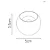 SPOT NORDECOR 6711 LED MAGNETIC TRACK KAY TEZ 5W 3000K BRANCO - Imagem 3