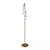 COLUNA SKY-3066CL-DO MAST Ø28X155CM DOURADO METAL E ACRÍLICO TRANSPARENTE 8W 3000K - Imagem 1