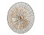 PLAFON SKYLIGHT SKY-3102 TOFFEE Ø30CM DOURADO, VIDRO E METAL 3000K 960LM - Imagem 1