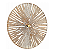 PLAFON SKYLIGHT SKY-3103 TOFFEE Ø30CM DOURADO, VIDRO ÂMBAR E METAL 3000K 960LM - Imagem 1