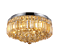 PLAFON SKYLIGHT SKY-3024CH KHALEESIS Ø35X20CM CROMADO E CRISTAIS CHAMPAGNE 9XG9 - Imagem 1