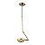 PENDENTE SKYLIGHT SKY-3096 EGO Ø22X75CM METAL BRONZE E ACRÍLICO 10W 3000K - Imagem 1