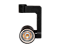 SPOT SKYLIGHT SKY-010PT VERSATILE P/TRILHO PRETO ALUMÍNIO E ABS 1XMR16 - Imagem 1