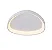 PLAFON SINDORA QX05623 Φ42x6,5CM METAL BRANCO E ACRÍLICO 54W LED 3000K 4050LM - Imagem 1