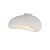 PLAFON SINDORA DCX02647 Φ45X30X22CM METAL E RESINA BRANCO 1XE27 - Imagem 1